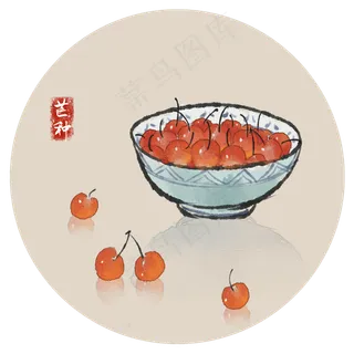 芒种樱桃夏季水果24节气鲜果