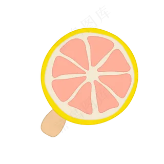 夏日清凉可爱手绘卡通少女水果西