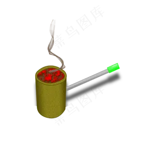 父亲节礼物铜锅烟斗PNG图案