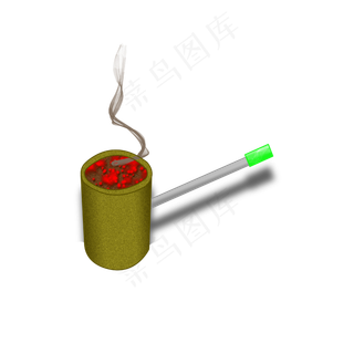 父亲节礼物铜锅烟斗PNG图案