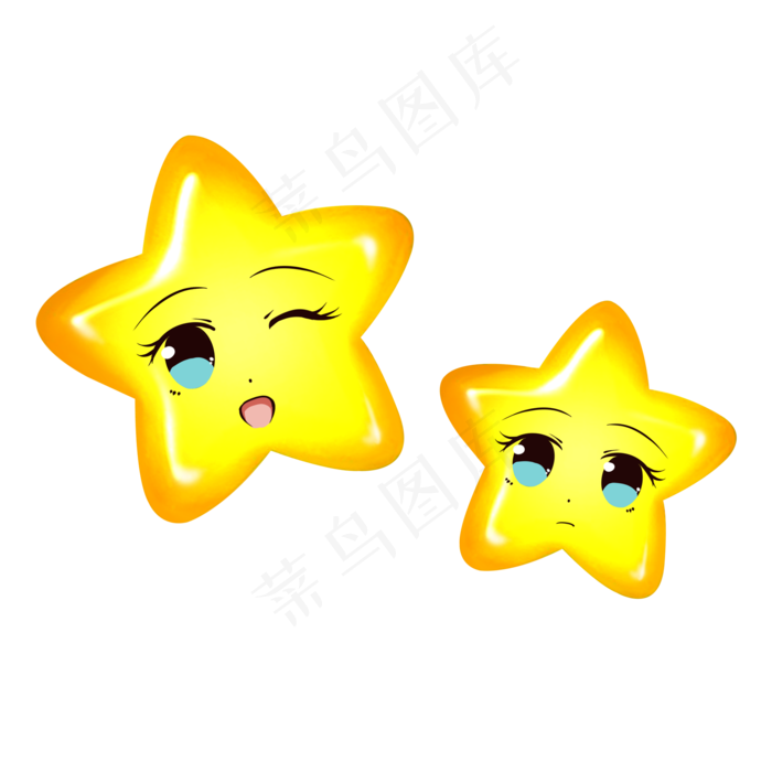 高兴发呆表情包星星