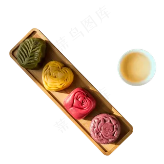 桃山皮月饼创意新口味,免抠元素