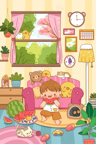 51劳动节男孩宅家