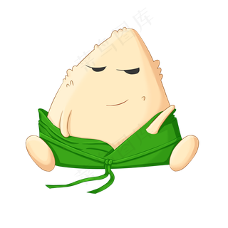 清明粽子拟人脱衣服