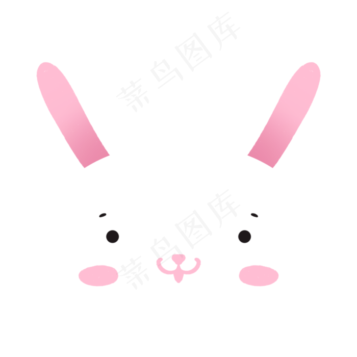 儿童节涂鸦可爱的兔子(2000X2000(DPI:300))psd模版下载