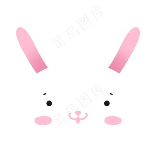 儿童节涂鸦可爱的兔子