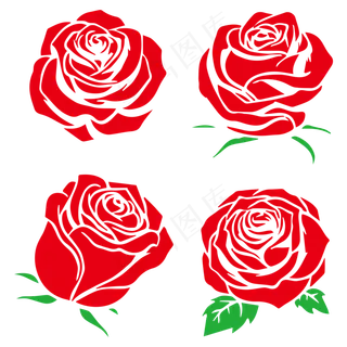 情人节玫瑰花素材