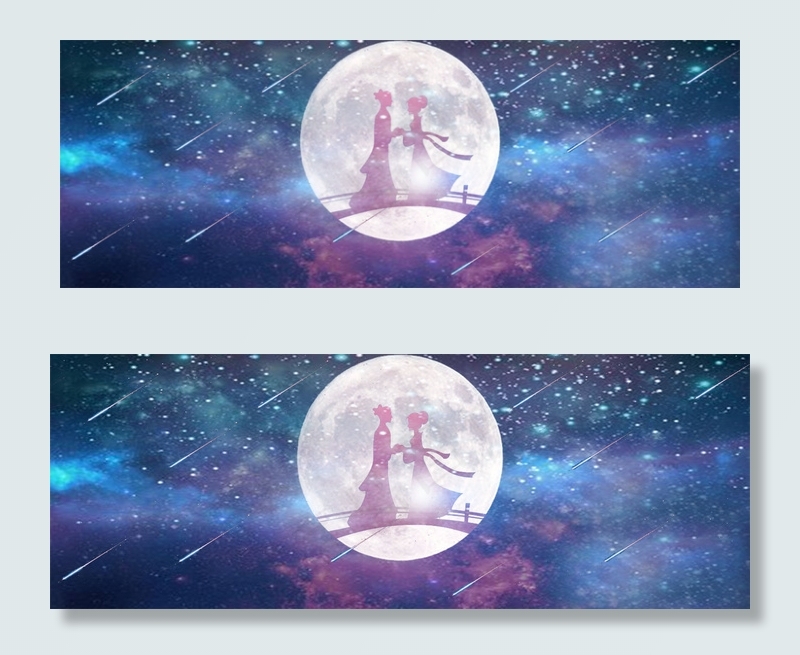 七夕情人节淘宝背景图