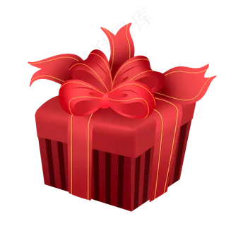 彩带彩色带子飘带礼盒蝴蝶结,免抠元素