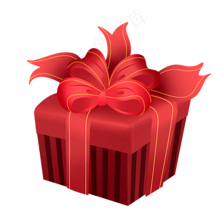 彩带彩色带子飘带礼盒蝴蝶结,免抠元素