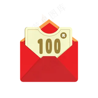 100元优惠券图案展板