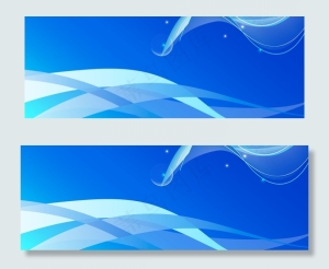 金融商务几何线条banner