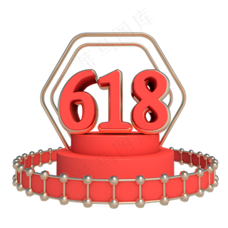 618红色促销舞台