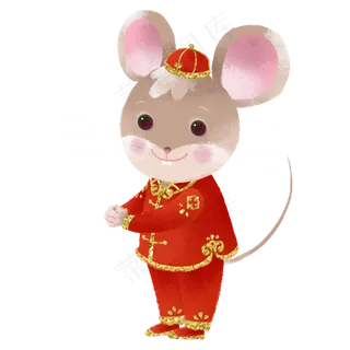 2020新年鼠年子鼠拜年,免抠元素 2020新年鼠年子鼠拜年,免抠元素