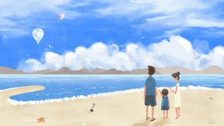 六月你好大海你好