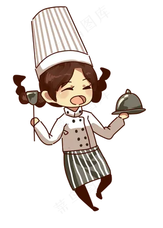 女神节女王节妇女节女厨师,免抠元素