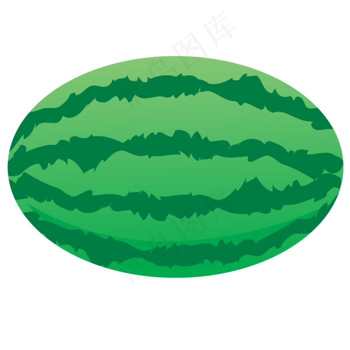 绿色的圆形西瓜零食(2000X2000(DPI:300))psd模版下载