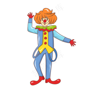 愚人节跳舞的小丑,免抠元素