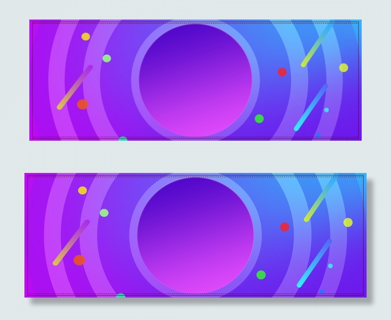 蓝色天猫炫酷渐变banner背景图