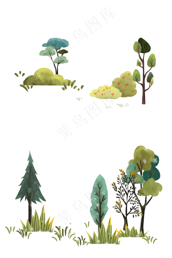 装饰植物夏天边框(2000X3000(DPI:300))psd模版下载