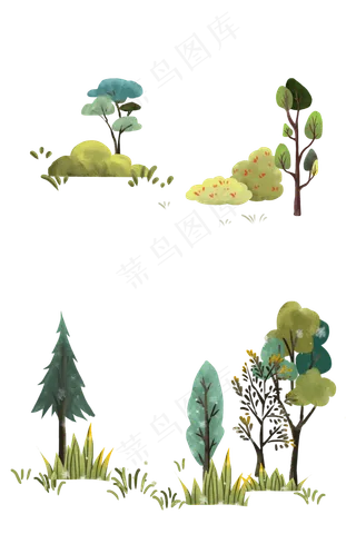 装饰植物夏天边框