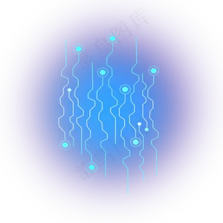 线形科技感线条,免抠元素