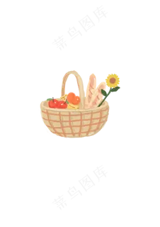 卡通水果篮