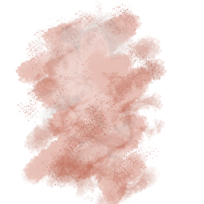 水彩粉色渐变底纹PNG素材