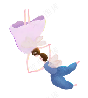 情人节精灵梦幻童话情侣浪漫