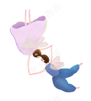 情人节精灵梦幻童话情侣浪漫