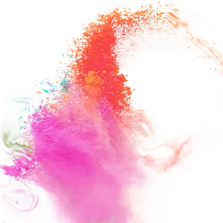 水墨烟雾水彩晕染渐变元素设计