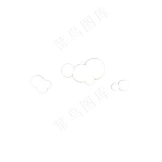 C4D立体可爱卡通装饰云朵,免抠元素