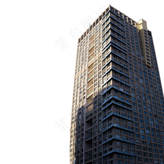 高高的小区居民大楼,免抠元素