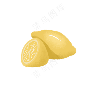 切开的柠檬