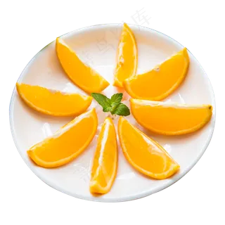 切片橙子