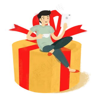 免扣情人节520装饰元素