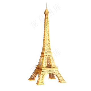 国家地方著名地标巴黎艾菲尔铁塔,免抠元素