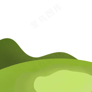 绿色草坪矢量图,免抠元素