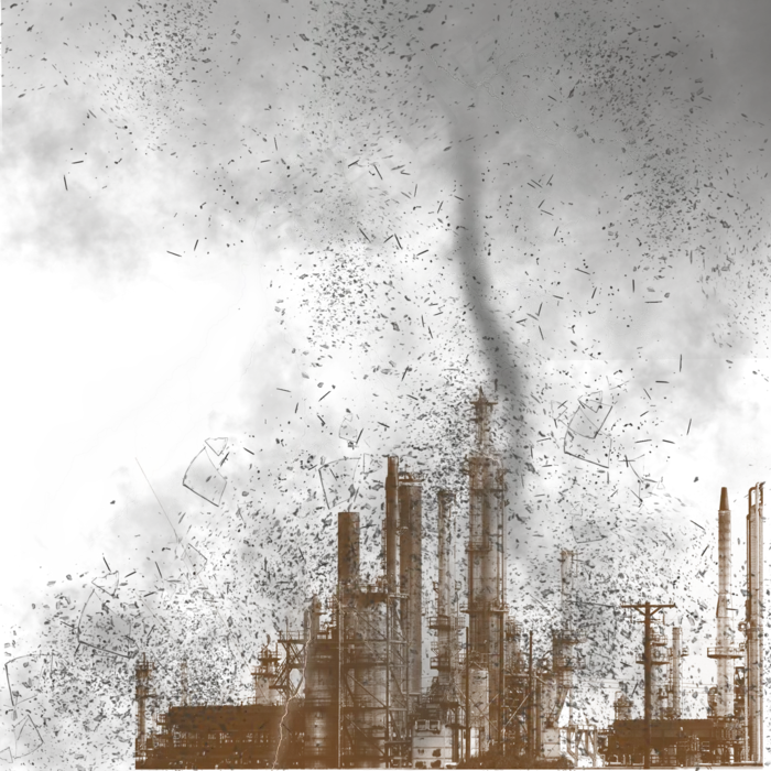 灾难天空乌云楼房倒塌素材,免抠元素(2000X2000(DPI:300))psd模版下载