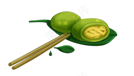 清明节美食团子