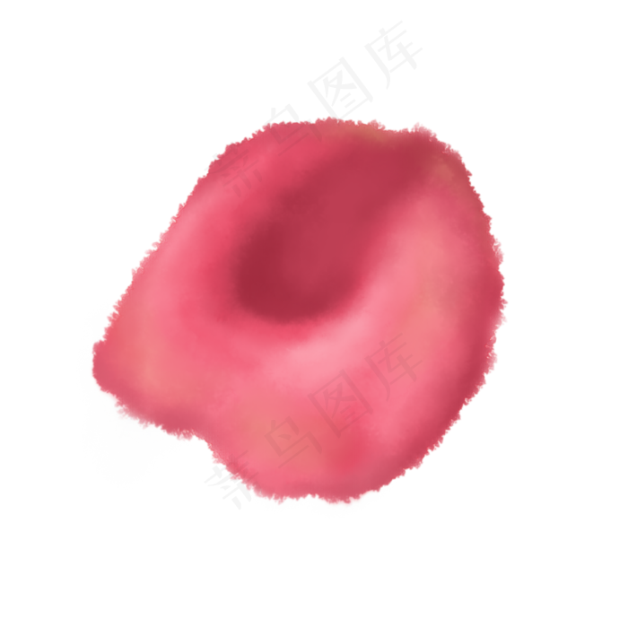 单片漂浮玫瑰花瓣