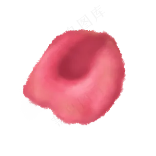 单片漂浮玫瑰花瓣