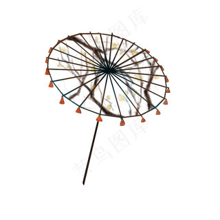 清明节雨伞油纸伞  