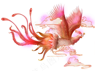 展翅翱翔凤凰,免抠元素