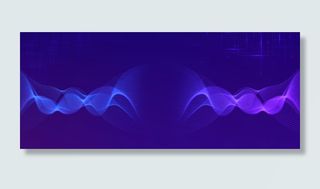 蓝色科技几何线条简洁