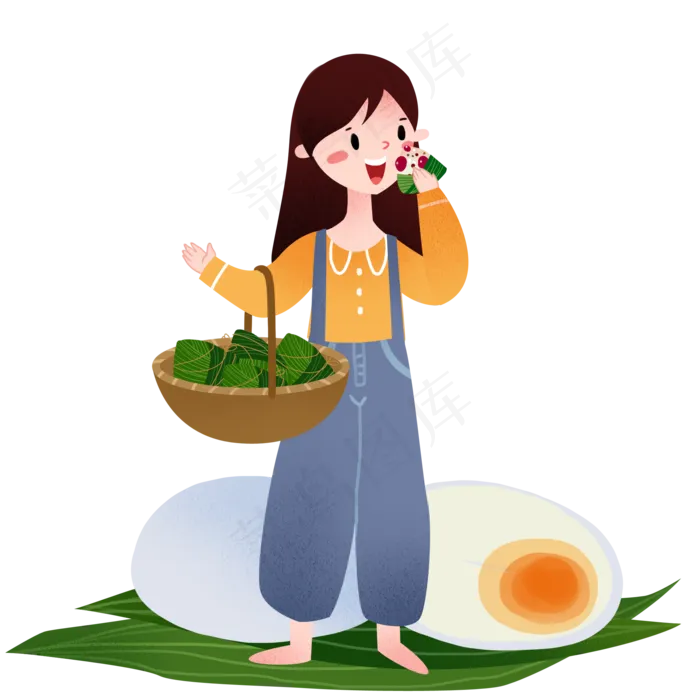 端午节送粽子(2000X2000(DPI:299))psd模版下载