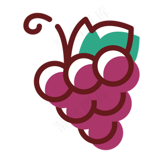 水果葡萄图标