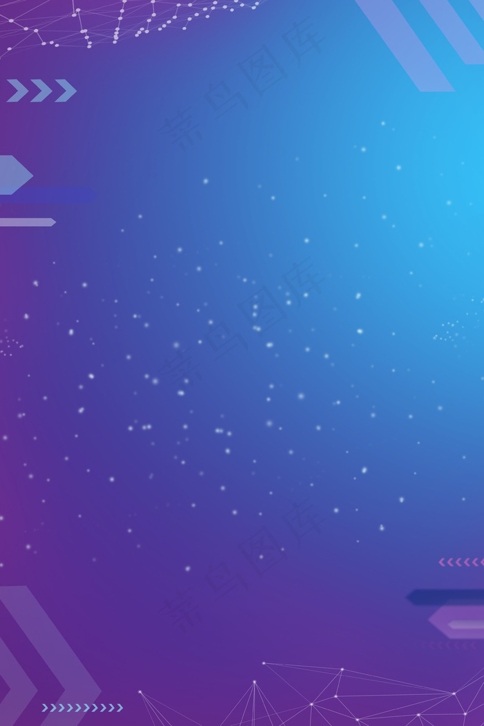 科技风几何图形线条电商banner