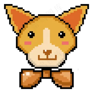 像素风格吉娃娃狗狗