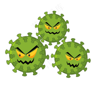 新型冠状病毒,免抠元素